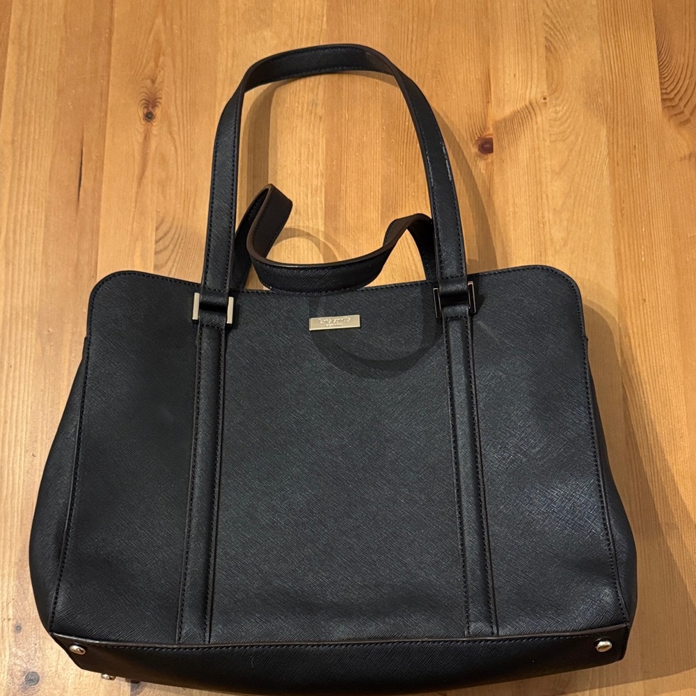Kate Spade Newbury Lane Miles Black Saffiano Leather Shoulder Bag and Wallet